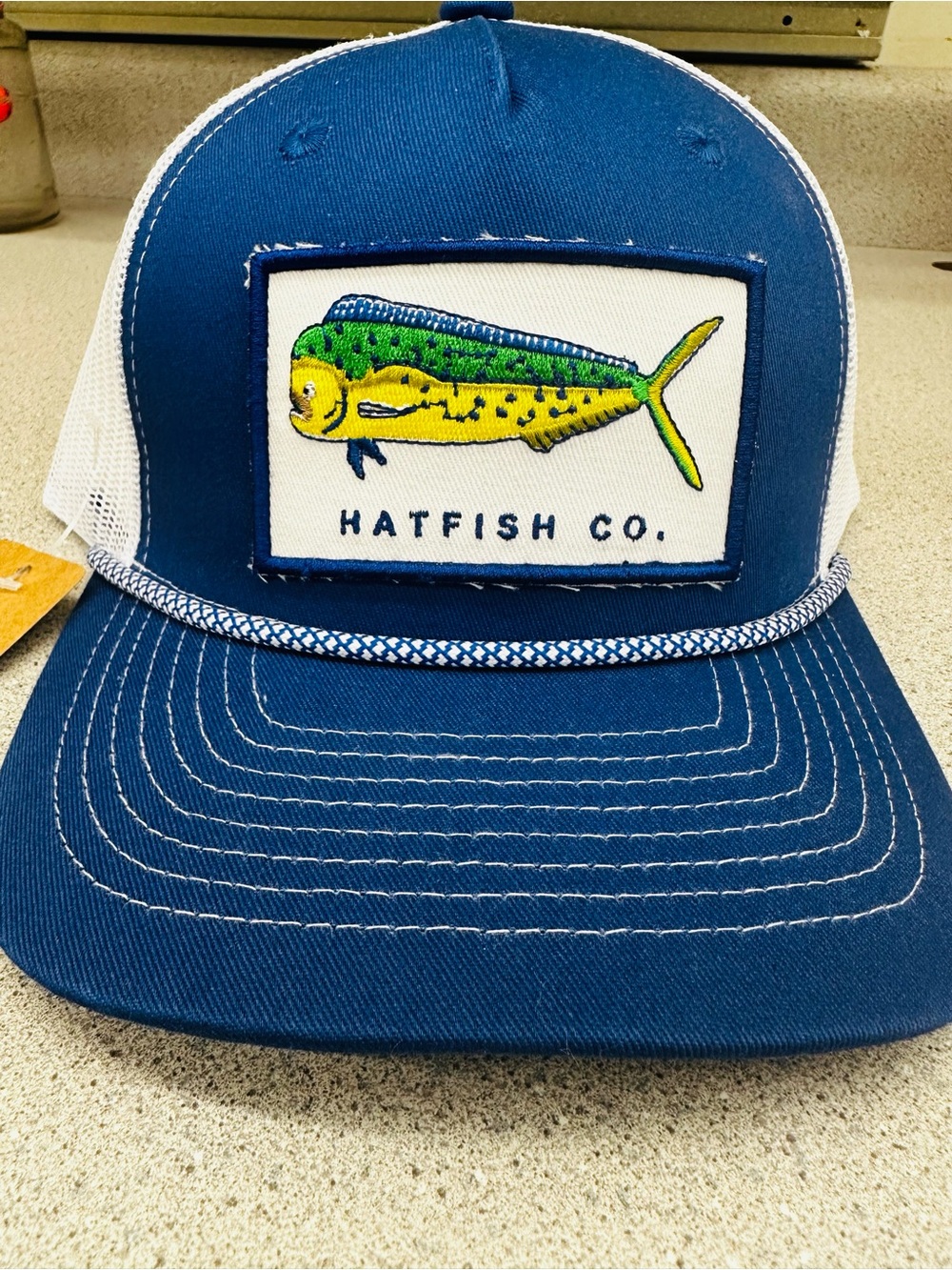 Hatfish co. Mahi mahi patch men’s hat